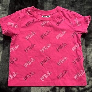 Fila Kids Pink Logo Tee